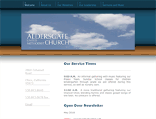 Tablet Screenshot of chicoaumc.org